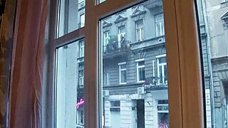 Italian babe's erotic encounter with doll and skinny girl
