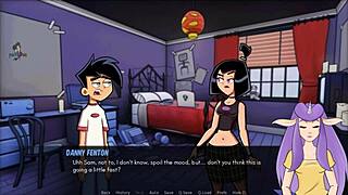 Danny Phantom's return to Amity Park in nurse cosplay