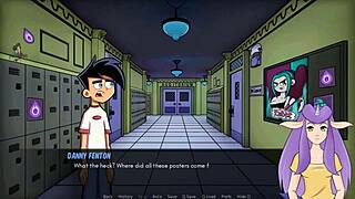 Danny Phantom's return to Amity Park in nurse cosplay