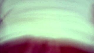 A voluptuous young woman is penetrated from behind by a white man's penis and receives an ejaculation on her face