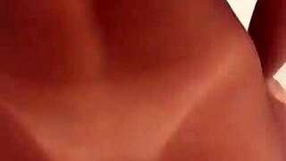 Arousing brunette bombshell grinding on a penis says her spouse enjoys it
