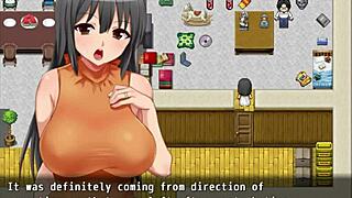 Minako's netorare adventure in an English Hentai game
