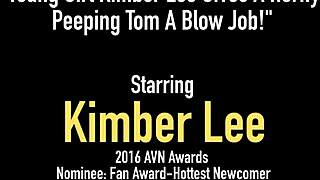 Kimber Lee's sensual handjob and blowjob skills in action