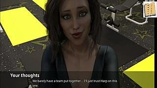 Elizabeth's unhappiness in 3D animated milf video
