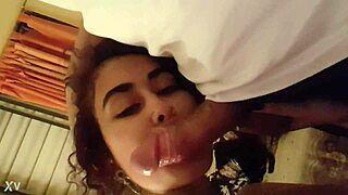 An Argentinian woman gives oral pleasure to a man