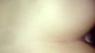 Interracial amateurs share cum on cock in homemade video