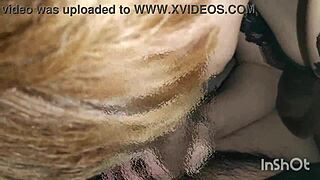 Asian amateur gives a handjob and blowjob outdoors