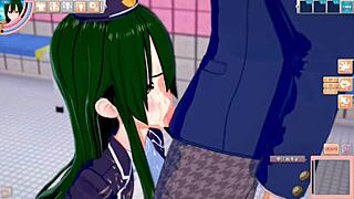 Crusch Karsten's Hentai game: A wild ride with big boobs and intense action