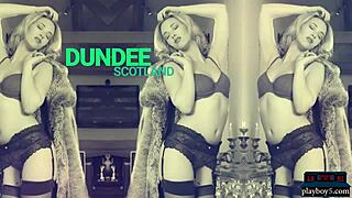 Sophia Knight's alluring striptease reveals her flawless Scottish MILF beauty