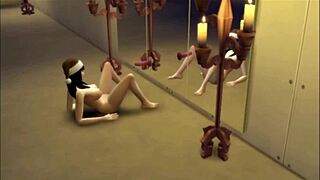 Voyeuristic brunette indulges in solo play with big ass