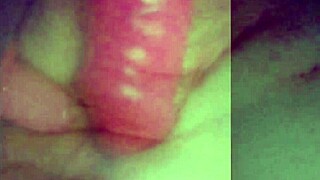 Arousing up-close view of a tight teen playing with herself