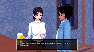 Hairy-boobed hentai tutor gets it hard in 3D cartoon