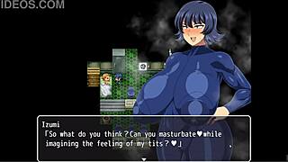 Monster cocked hentai game features big tits and ass