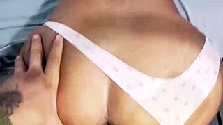 Hot 19-year-old Colombian escort enjoys rough anal sex with no protection