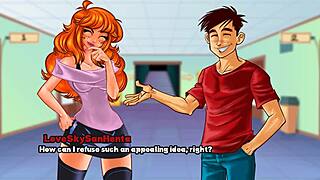 3D animated university adventure with ginger hottie and rave