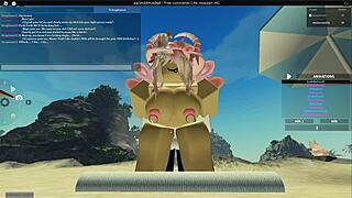 Big tits and fat ass get pounded in Roblox porn