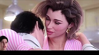 3D animated game with horny stepmom and big tits
