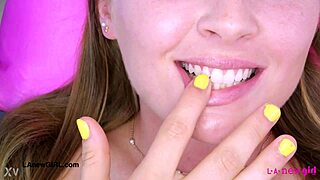 Beautiful teenage blonde reveals her charms