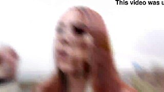 Young street prostitute takes it deep in both holes