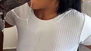 POV sex with a big cock loving amateur couple
